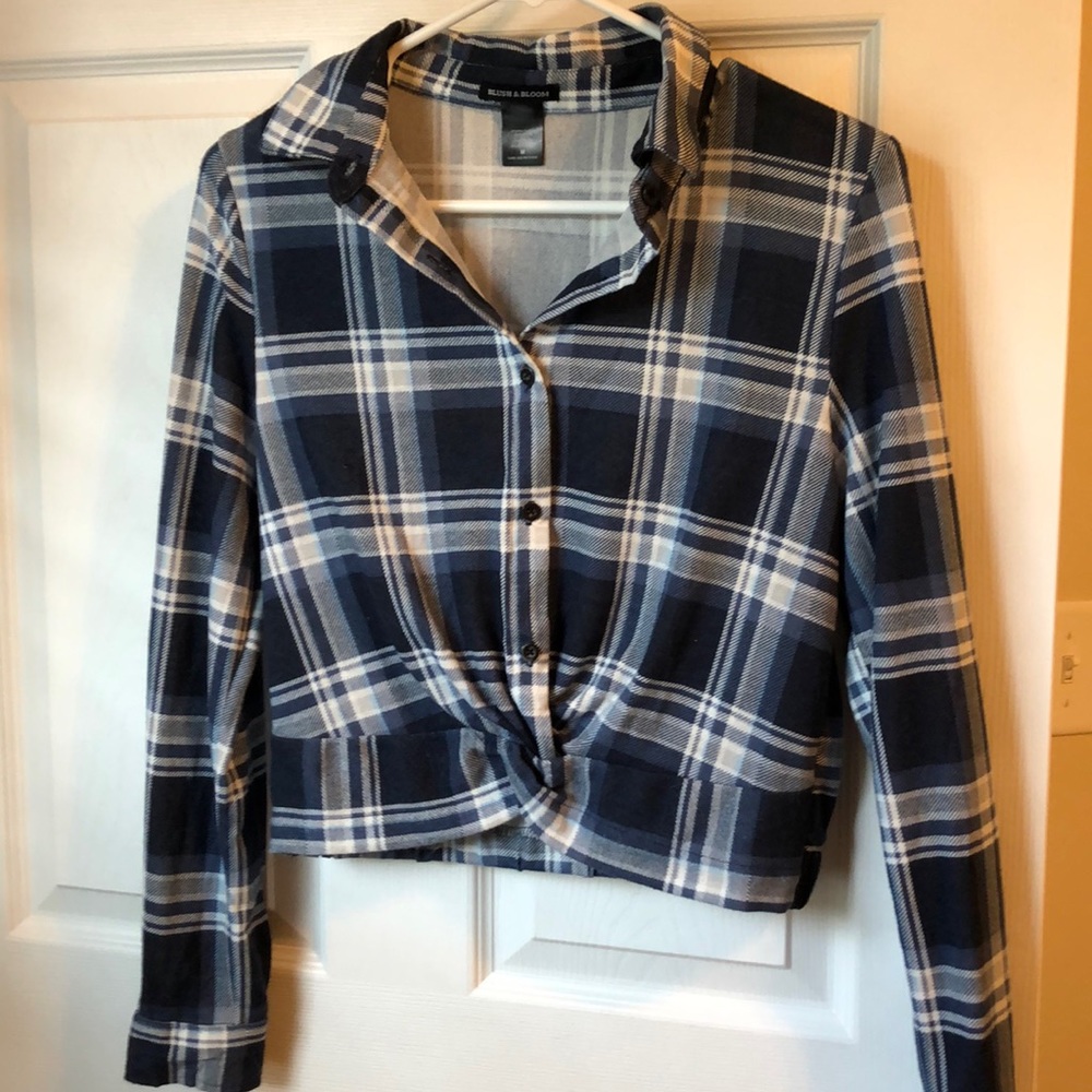 Plaid Crop